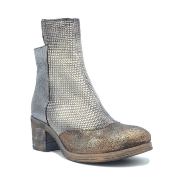 Papucei Iris Silver Bronze Ankle Boot - Picture 10 of 11